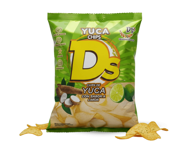 YUCA CHIPS LIMON Ds 70gr